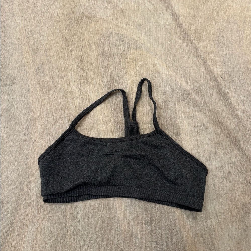 gray ivivva sports bra